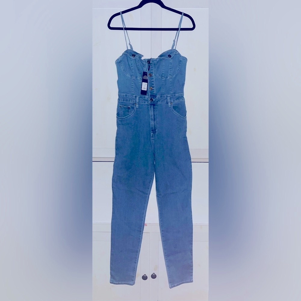 NWT Denim Jumpsuit / Overalls (see measurements ⤵️)